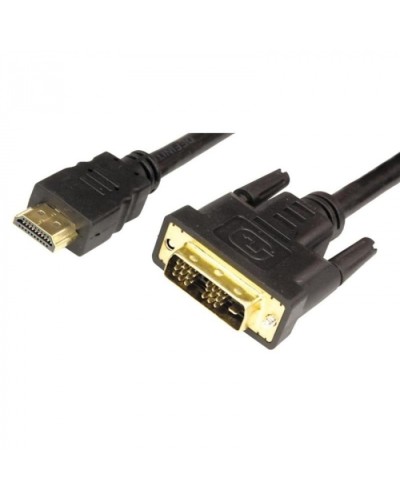 Шнур HDMI - DVI-D gold с фильтрами 2 м (10шт/уп) REXANT 17-6304 в Березниках Патч-корды и пигтейлы Pintop.ru