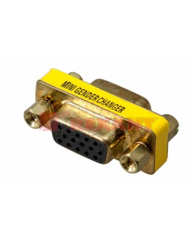 Переходник гн.VGA - гн.VGA GOLD (10шт/уп) REXANT 17-6817 в Березниках Коннекторы Pintop.ru