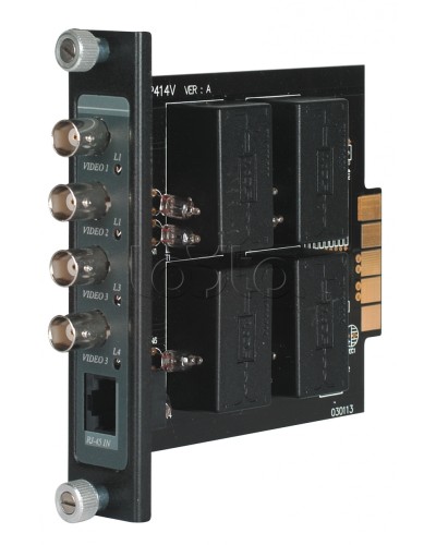 Приемник пассивный 4-х видеосигналов по витой паре, до 600 м SC&T TRP414VH в Березниках Видеоусилители, Модуляторы, Делители Pintop.ru