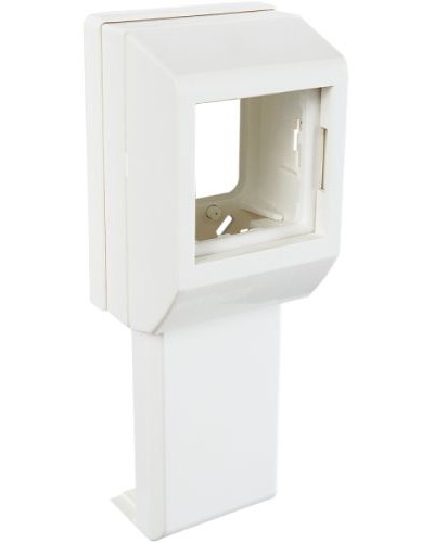 Суппорт с рамкой на 1 пост (45х45) вдоль профиля универсальный SPL 020007S в Березниках Аксессуары для кабель-канала Pintop.ru