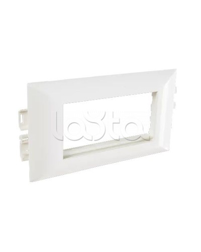 Суппорт с рамкой на 2 поста (45х45) в профиль для кабельных каналов 100х50, 105х50 SPL 100008S в Березниках Аксессуары для кабель-канала Pintop.ru