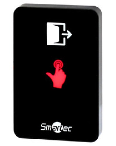 Сенсорная кнопка выхода накладная Smartec ST-EX410L-BK в Березниках Кнопки выхода Pintop.ru