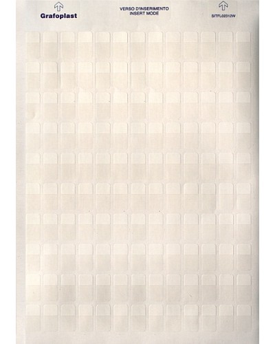 Табличка маркировочная 20х10мм. Полиэстер. Белая DKC (SITFP1020W) в Березниках Аксессуары для лотков Pintop.ru