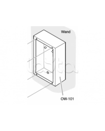 Коробка накладная TOA OW-101 в Березниках Аксессуары для СОУЭ Pintop.ru
