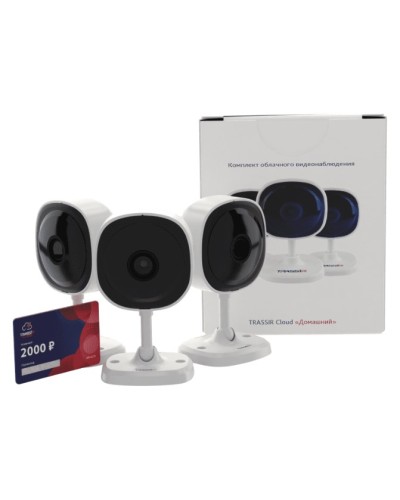 Комплект облачного видеонаблюдения TRASSIR 3TRCloud2000 в Березниках IP-камеры Pintop.ru