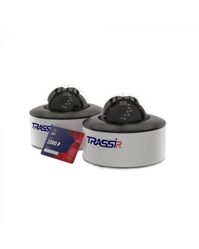 Комплект облачного видеонаблюдения TRASSIR W2D5Street в Березниках IP-камеры Pintop.ru