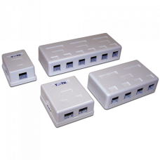 Настенная коробка 2 порта для Keystone TWT (TWT-SA2-WH)