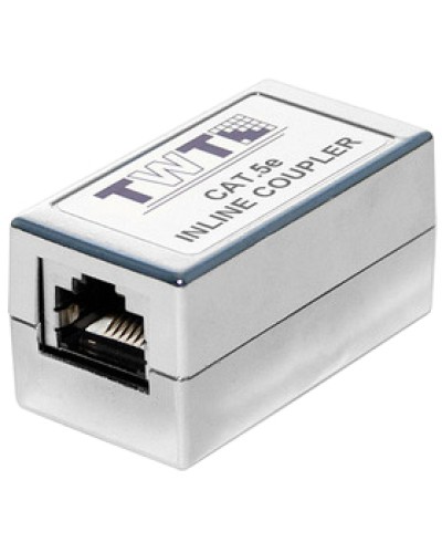Соединитель 2-х портов RJ-45, экранированный, категории 5е TWT TWT-CP45STP5E в Березниках Проходные адаптеры Pintop.ru