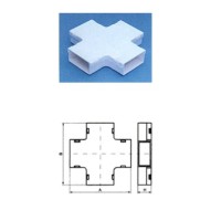 Х-соединитель с основой 15х10 на 15х10 TWT TWT-CT15/15-XB-WH