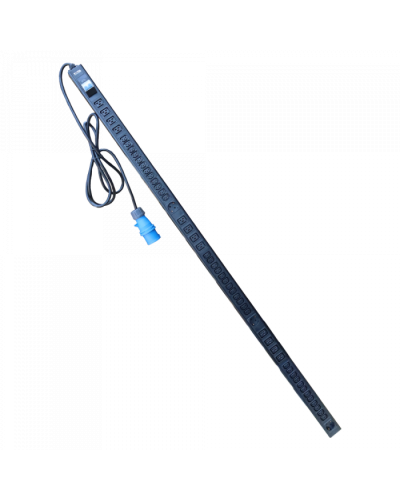 Блок розеток верт. 32A / 250V, 12xC19 + 36xC13 + 3xSchuko, шнур 3 метра, IEC309 TWT (TWT-PDV-12x36x3S-32A) в Березниках Блоки розеток Pintop.ru