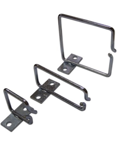 Скоба-органайзер металлическая для установки на 19 профиль, 40х40 мм TWT TWT-RING-M40x40 в Березниках Кабельные органайзеры Pintop.ru