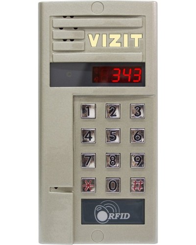 Блок вызова Vizit БВД-343FCPW в Березниках Блоки вызова многоабонентные Pintop.ru