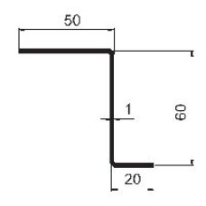 Комплект наличника внутреннего Vizit КНВЦ-50-210(250)