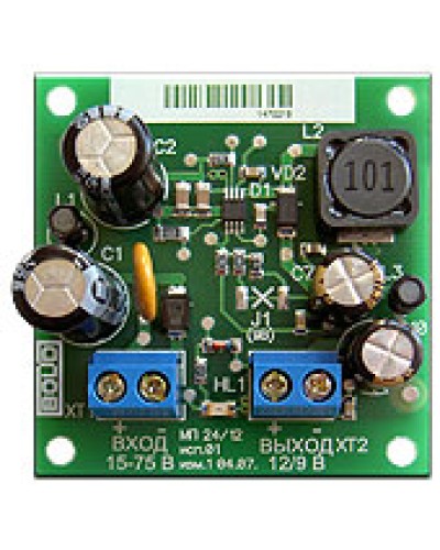 Модуль преобразователя Болид МП 24/12В исп.01 в Березниках Электротехническое оборудование Pintop.ru
