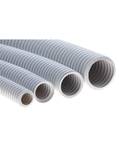 Труба ПНД гофрир. тяжелая, цвет чёрный, диам 50мм Экопласт 21050 в Березниках Труба гофрированная Pintop.ru