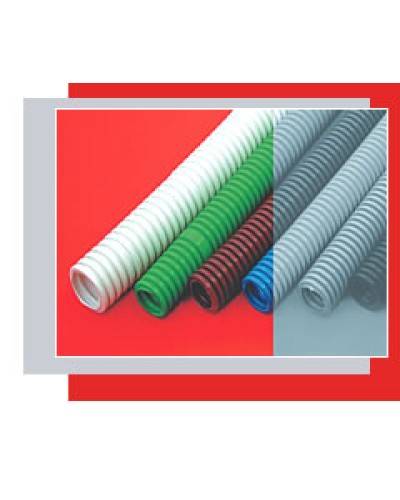 Труба гофрированная ПНД тяжелая диам 40 мм, с зондом Экопласт 21140 в Березниках Труба гофрированная Pintop.ru