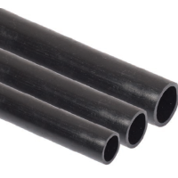 Труба гладкая ПНД диам 20 мм, цвет чёрный (100м) Экопласт 22020