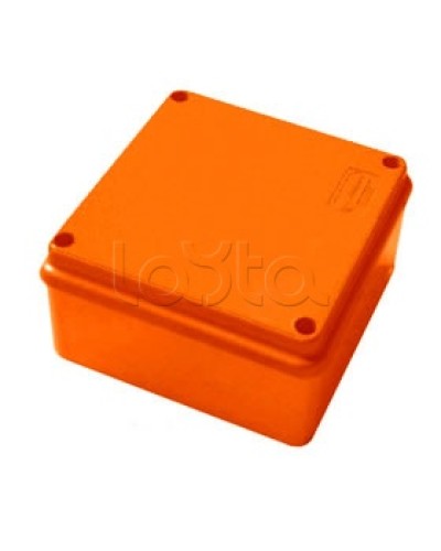 Коробка огнестойкая 100х100х55, 5P, (2,5-16 мм2), без галогена Экопласт 42037HF в Березниках Коробки (ОКЛ) Экопласт Pintop.ru