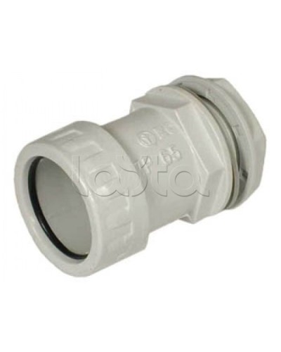 Муфта «труба-коробка» D16 мм , без галогена Экопласт 42716HF в Березниках Аксессуары для труб (ОКЛ) Экопласт Pintop.ru