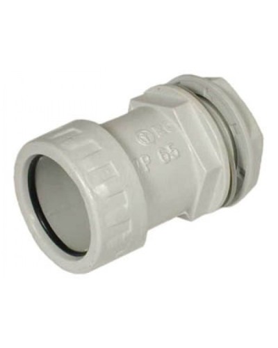 Муфта «труба-коробка» D25 мм , без галогена Экопласт 42725HF в Березниках Аксессуары для труб (ОКЛ) Экопласт Pintop.ru