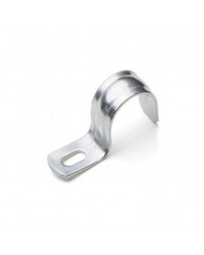 Скоба оцинк. с одним отверстием, для трубы D25мм (5шт) Экопласт 43725-5 в Березниках Держатели, клипсы, скобы Pintop.ru