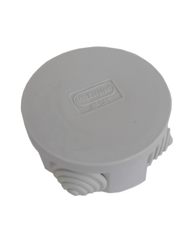 Коробка распределительная о/п с крышкой D65х35 мм, 4 вых. Экопласт 44004 в Березниках Распределительные коробки Pintop.ru