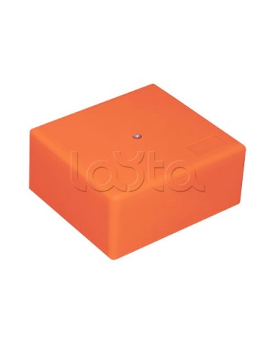 Коробка огн. с глад. стенками,без галогена, IP41, 10P, (1,5-2,5 мм2) (оранж) ОКЛ Экопласт (46071HF) в Березниках Распределительные коробки Pintop.ru