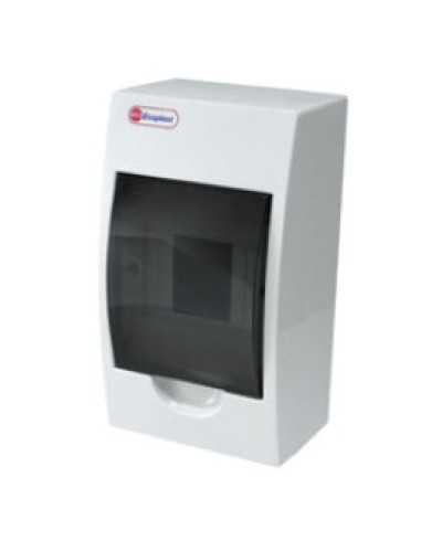 Шкаф настенный с дверцей, 6 модулей, IP40 Экопласт 46106 в Березниках Боксы для автоматов Pintop.ru