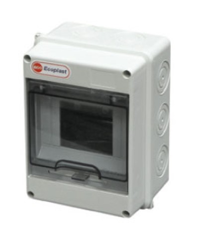 Шкаф настенный, 8-9 модулей, IP65 Экопласт 46408 в Березниках Боксы для автоматов Pintop.ru