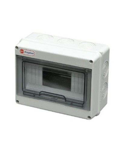 Шкаф настенный, 12-13 модулей, IP65 Экопласт 46412 в Березниках Боксы для автоматов Pintop.ru