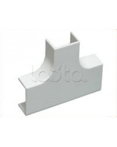 Угол Т-образный плавный стандарт TIA 40x25 мм Экопласт 72408R в Березниках Аксессуары для кабель-канала Pintop.ru