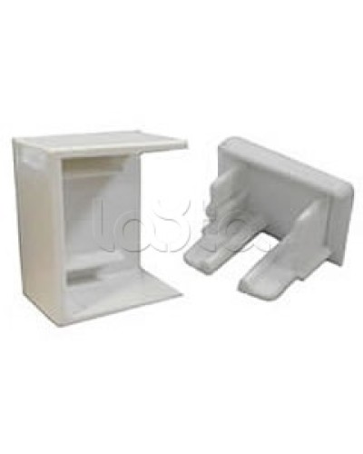 Заглушка для кабель-канала МЕХ, для сечения 40x16 Экопласт 72806 в Березниках Аксессуары для кабель-канала Pintop.ru