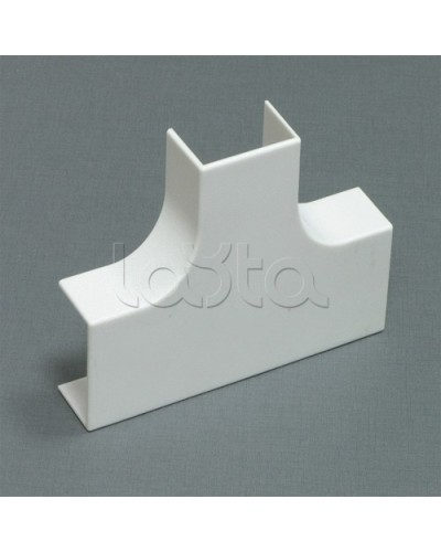 Тройник плавный стандарт TIA 60х40 мм Экопласт 76415R в Березниках Аксессуары для кабель-канала Pintop.ru