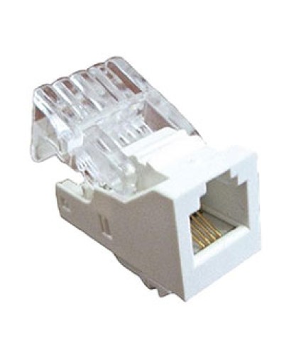 Экопласт RJ-12 Модуль инф. розетки 110/Krone, бел., LK45 в Березниках Аксессуары для кабель-канала Pintop.ru