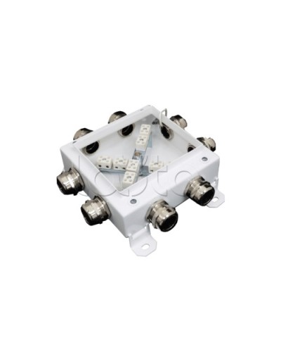 Коробка монтажная огнестойкая Гефест КМ-О (12к*10,0)-IP66 1212, 8 вводов 123х123х60 в Березниках Распределительные коробки Pintop.ru