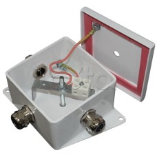 Коробка монтажная огнестойкая Гефест КМ-О (4к*10,0)-IP66-100х100, четыре ввода