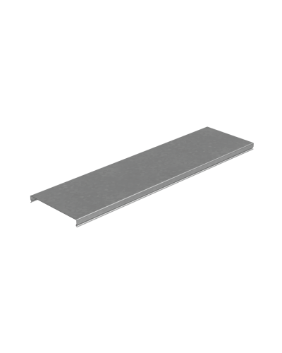 Крышка лотка 150х0,8 L2500 мм ПЛЮС INOX304 КМ-Профиль (KLplus150-0.8-2500 INOX304) в Березниках Аксессуары для лотков Pintop.ru