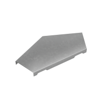 Крышка горизонтального угла 45 гр. 50 мм "ПЛЮС" INOX304 КМ-Профиль (KGLplus45-50 INOX304)