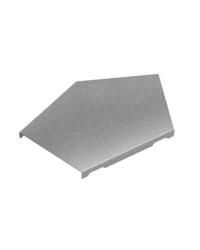 Крышка горизонтального угла 45 гр. 100 мм ПЛЮС HD85 КМ-профиль (KGLplus45-100 HD85) в Березниках Аксессуары для лотков Pintop.ru