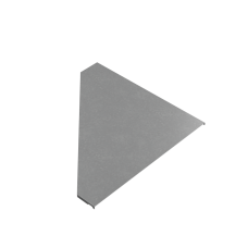 Крышка переходника правого 100-600 мм "ПЛЮС" INOX304 КМ-Профиль (KPDplus100-600-R INOX304)