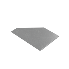 Крышка переходника правого 200-400 мм "ПЛЮС" INOX304 КМ-Профиль (KPDplus200-400-R INOX304)