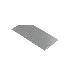 Крышка переходника правого 300-400 мм "ПЛЮС" INOX304 КМ-Профиль (KPDplus300-400-R INOX304)