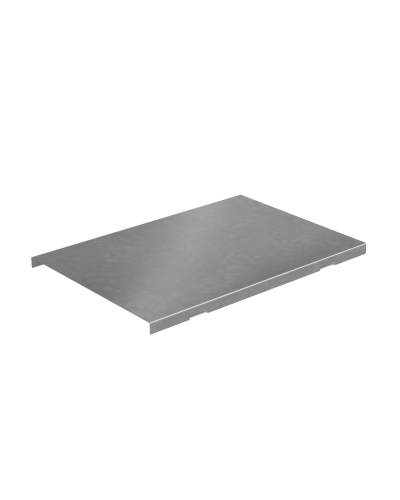 Крышка угла вертикального внешнего 400 мм с разворотом трассы на 90 гр. ПЛЮС HD85 КМ-профиль (KVLPDplus90-400 HD85) в Березниках Аксессуары для лотков Pintop.ru