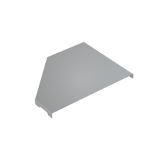 Крышка переходника правого 100-300 мм КМ-Профиль (KPD100-300-R)