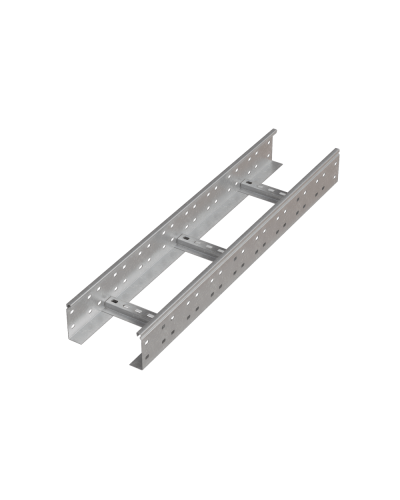 Лоток лестничный 100х100х2,0 L2500 мм HD85 N КМ-профиль (LL100-100-2.0-2500 HD85 N) в Березниках Кабельные лотки Pintop.ru