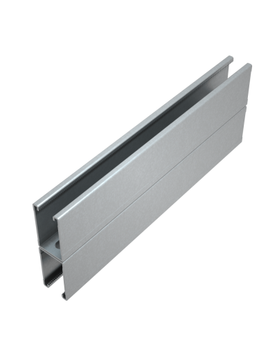 Страт-профиль двойной 41х72 L1600 мм s:1,5 HD КМ-Профиль (2STP41-72-1600 HD) в Березниках Аксессуары для лотков Pintop.ru