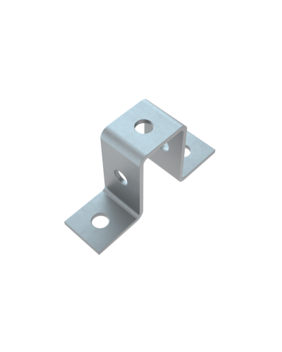 Прямоугольная скоба для страт-профиля 41х72 мм HD85 КМ-профиль (PS41-72 HD85) в Березниках Держатели, клипсы, скобы Pintop.ru