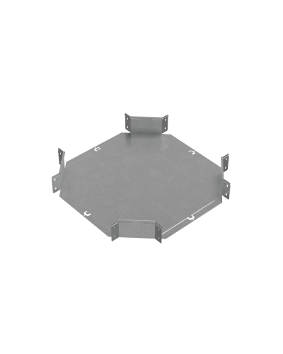 Х-разветвитель 100х400 мм ПЛЮС HD85 КМ-профиль (XDplus100-400 HD85) в Березниках Аксессуары для лотков Pintop.ru