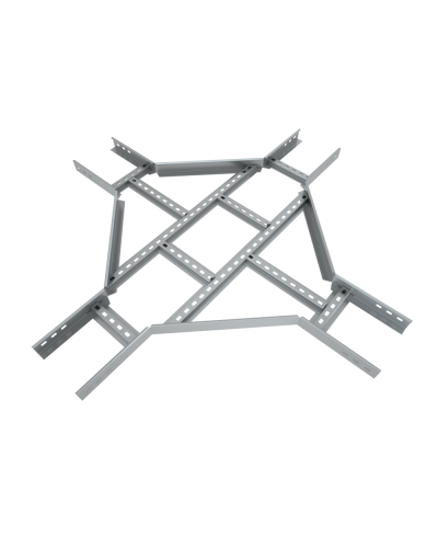 Х-разветвитель лестничный 100х150х1,5 мм КМ-Профиль (LXD100-150-1.5) в Березниках Аксессуары для лотков Pintop.ru