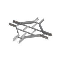 Х-разветвитель лестничный 80х100х1,2 мм HD85 N КМ-профиль (LXD80-100-1.2 HD85 N)